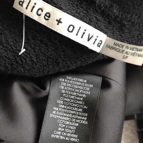 Alice + Olivia Skye layered look hooded blazer S - Picture 14 of 16